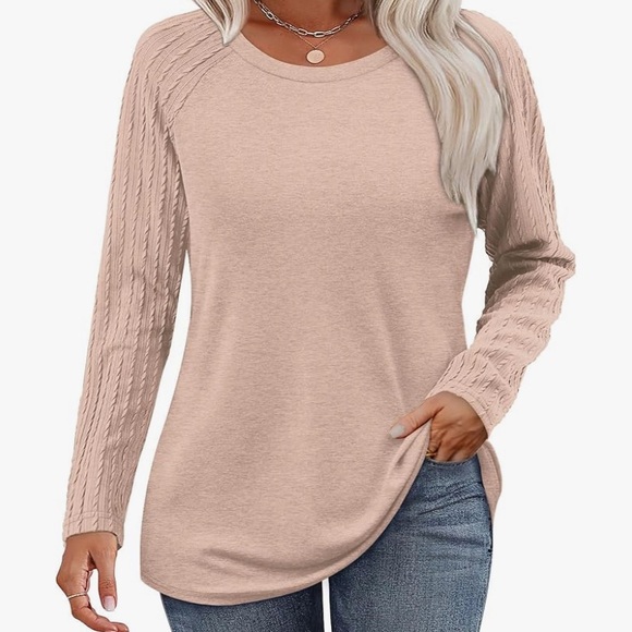 Beige Cable Knit Sweater - Picture 2 of 2